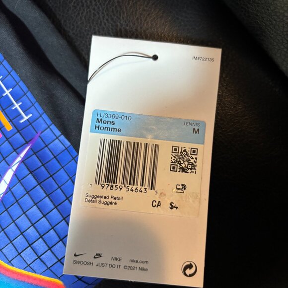 Nike Court Men's Dri-FIT Tennis T-Shirt - Medium - NWT - Picture 4 of 4